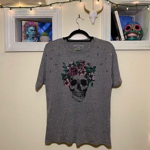 Skull w/ Flower Crown T-Shirt